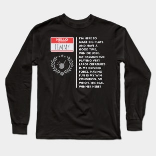 Timmy - Player Type Long Sleeve T-Shirt